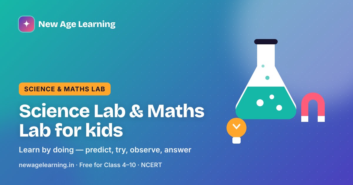 Science Lab and Maths Lab for Kids: Learn by Doing, at Home and in School